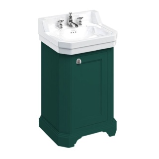 Burlington Edwardian Cloakroom Vanity Unit, 56cm with Basin